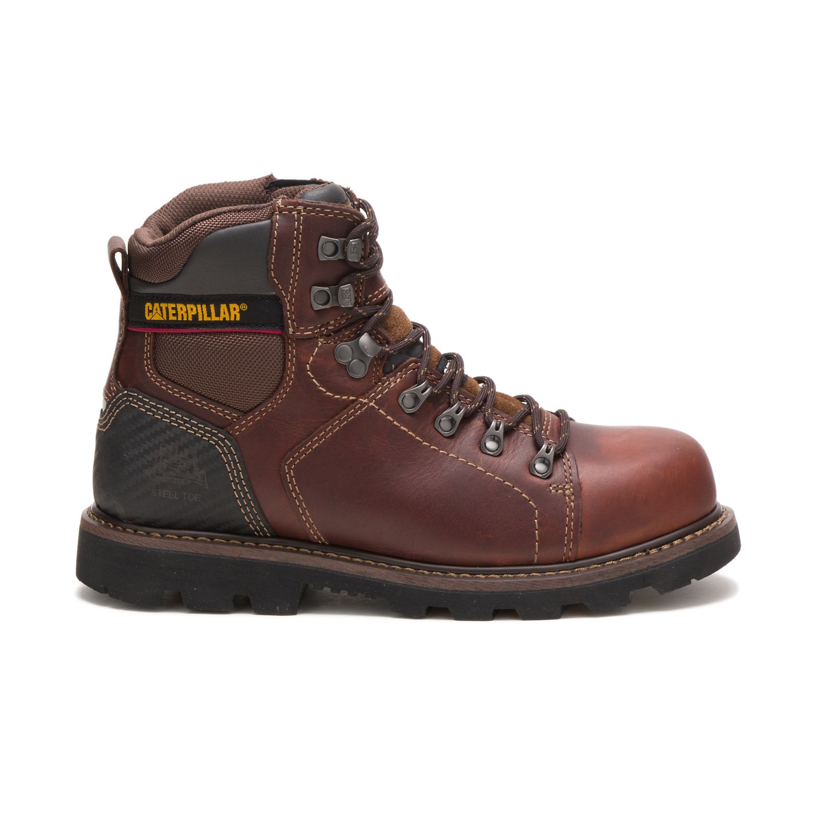 Caterpillar Boots Pakistan - Caterpillar Alaska 2.0 Steel Toe Mens Steel Toe Boots Brown (913856-NZU)